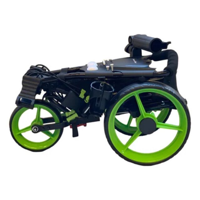 Carro Manual Powerbilt Mini 3 Ruedas Black/Lima