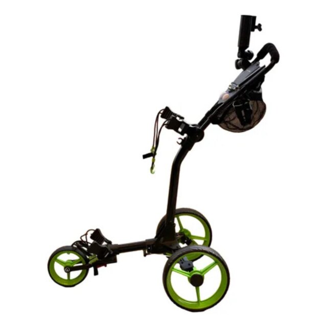 Carro Manual Powerbilt Mini 3 Ruedas Black/Lima