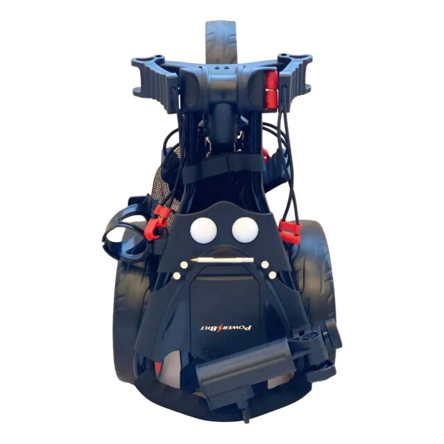 Carro Manual Powerbilt Mini 3 Ruedas Black/Red