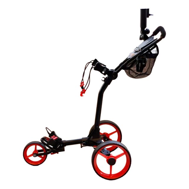 Carro Manual Powerbilt Mini 3 Ruedas Black/Red