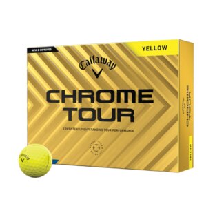Pelotas Callaway Chrome Tour Amarillas