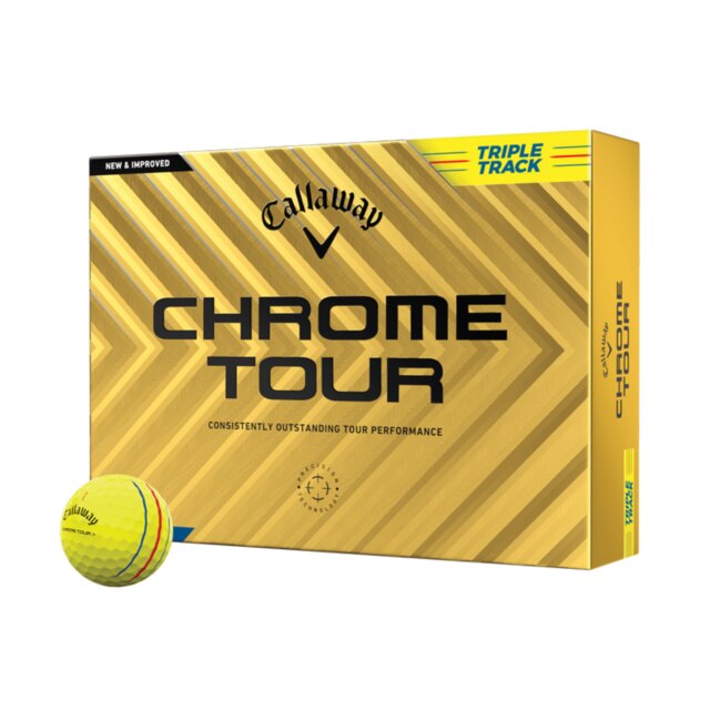 Pelotas Callaway Chrome Tour Triple Track Amarillas