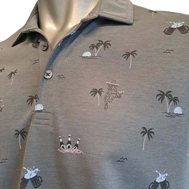 Chomba Travis Mathew Gris Estampado