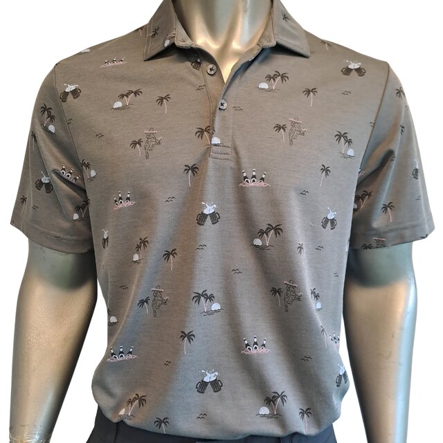 Chomba Travis Mathew Gris Estampado