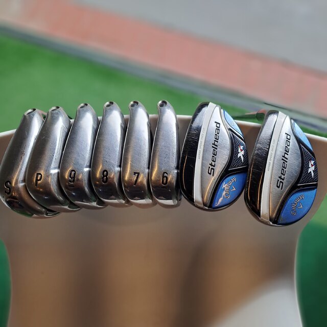 Set de Hierros Callaway Steelhead XR Grafito Lady + Hibridos