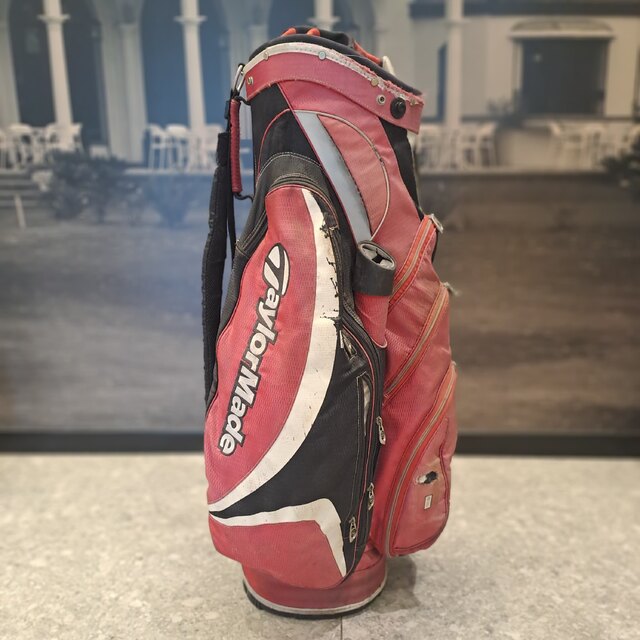 Bolsa Taylormade Cart Strap Lock Bordó 14 Divisiones