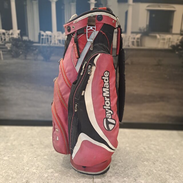 Bolsa Taylormade Cart Strap Lock Bordó 14 Divisiones